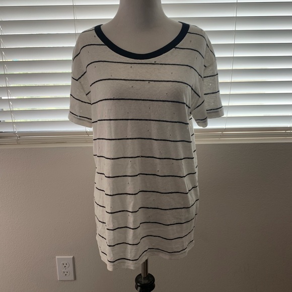 NWT Love Stitch Casual Distressed Top - Picture 1 of 6